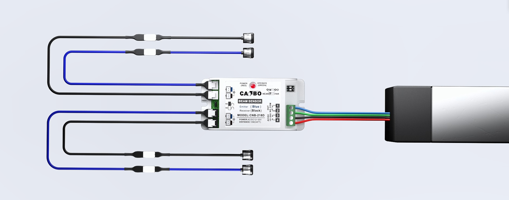 218D Automatic Door Photoelectric Beam Safety Sensor (8)